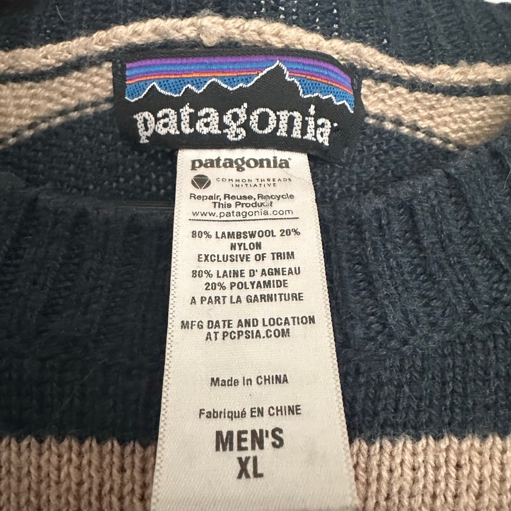 Patagonia Striped Crewneck Sweater - Picture 3 of 3